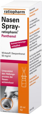 NasenSpray-ratiopharm Panthenol 20 ml Nasendosierspray