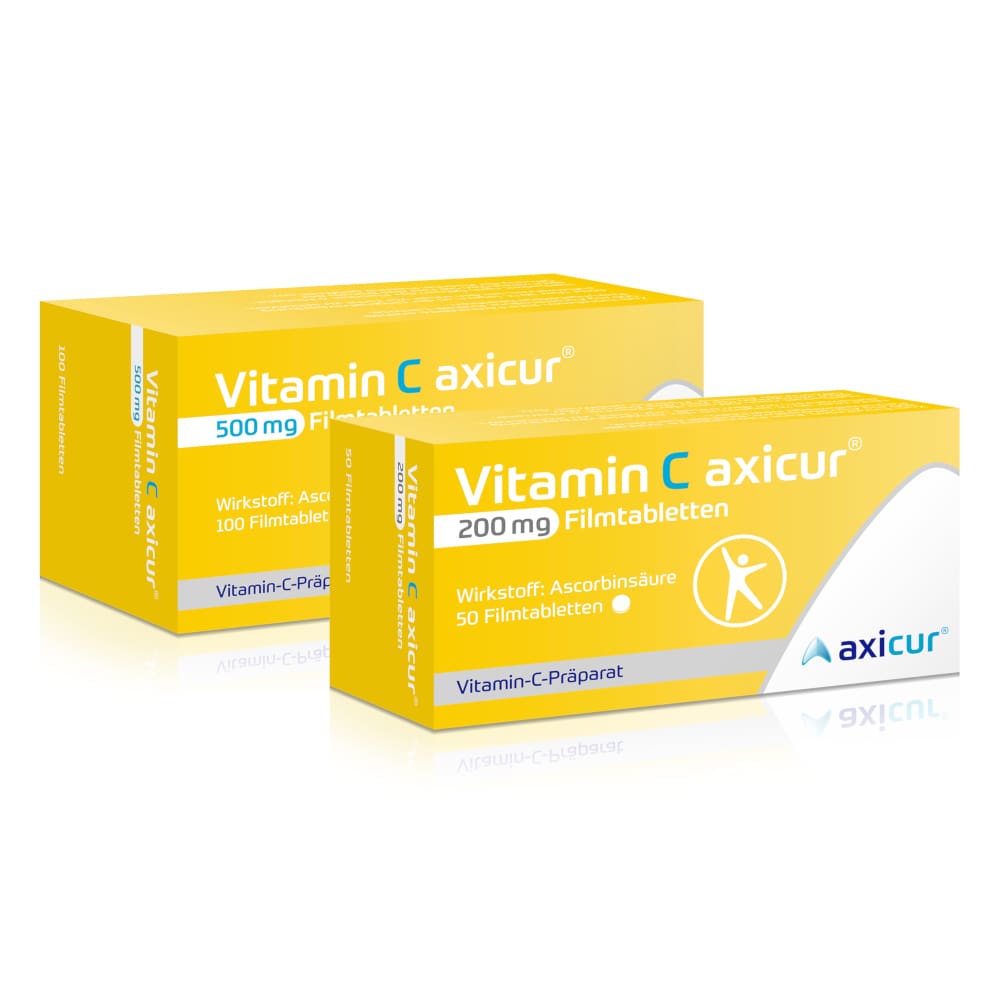 Vitamin C axicur 500 mg Filmtabletten 100 St Filmtabletten