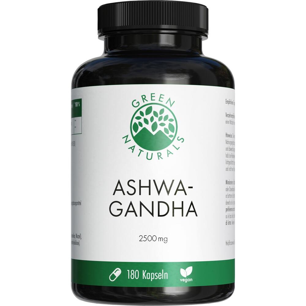 GREEN NATURALS ASHWAGANDHA 180 St Kapseln