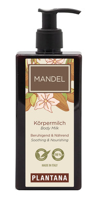 PLANTANA Körpermilch Mandel 250 ml Milch
