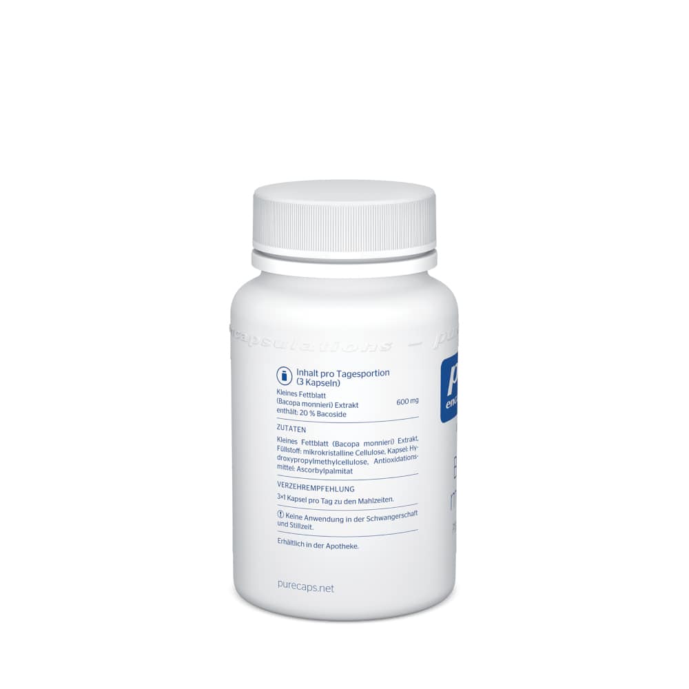 pure encapsulations Bacopa Monniera 60 St Kapseln