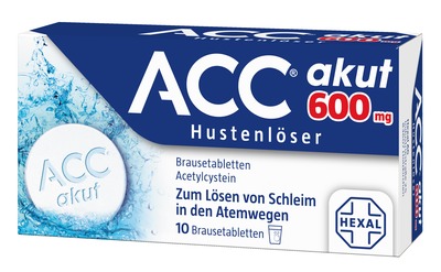 ACC akut 600mg Hustenlöser 10 St Brausetabletten