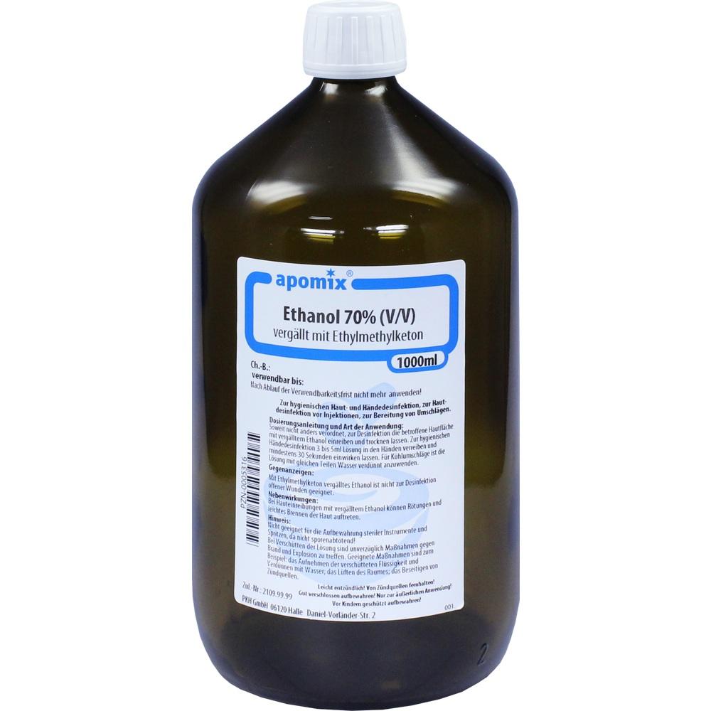 ETHANOL MEK denaturatum 70% 1 l Flüssigkeit