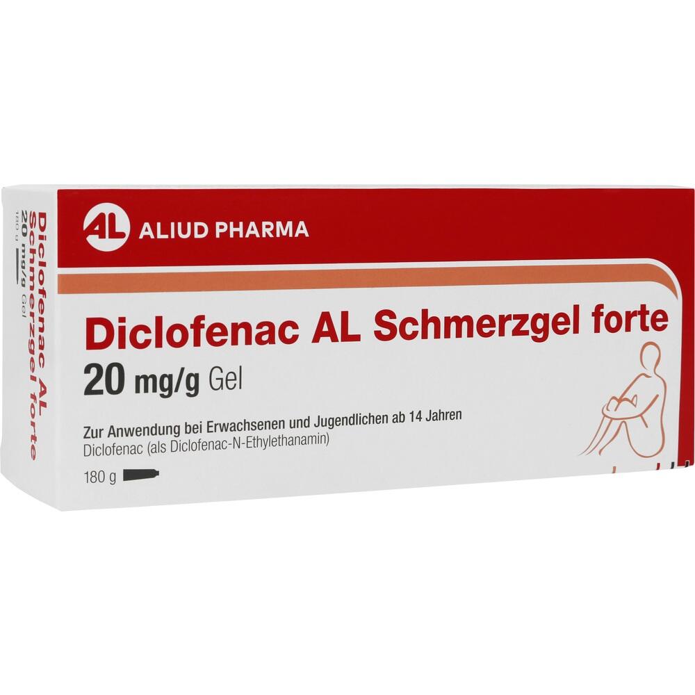 Diclofenac AL Schmerzgel forte 20 mg / g bei akutem Bewegungsschmerz nach stumpfem Trauma