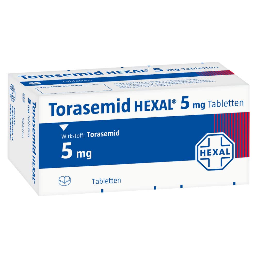 Torasemid HEXAL 5mg 50 St Tabletten