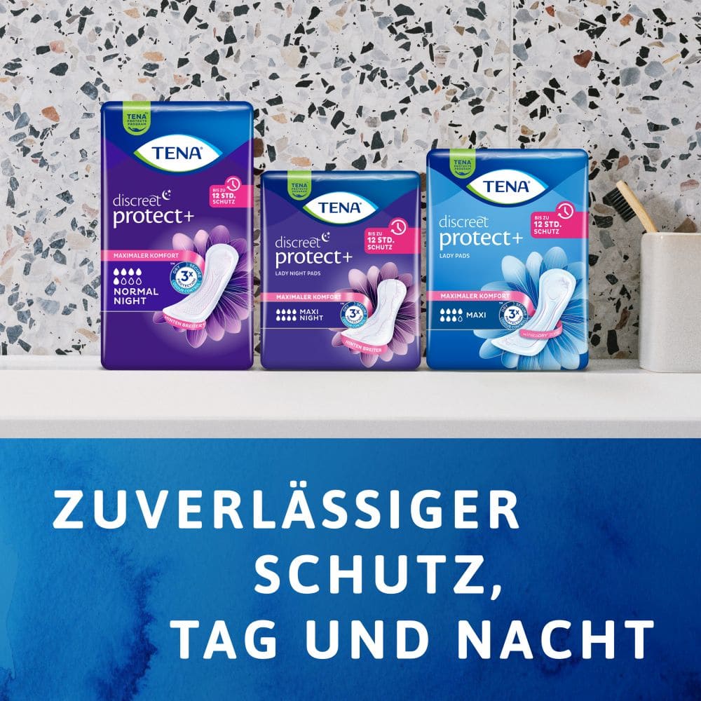 TENA Lady discreet protext+ Maxi Inkontinenz Einlagen 12X12 St Binden