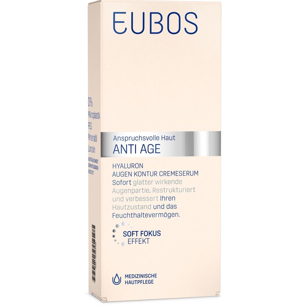 EUBOS SENSITIVE Hyaluron Augen Kontur CremeSerum 15 ml Creme