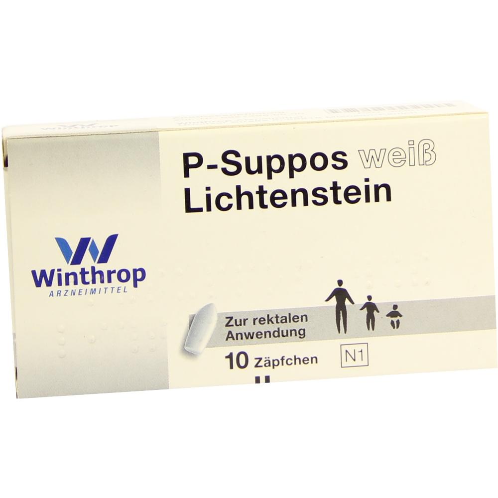 P Suppos. weiß 10 St Suppositorien