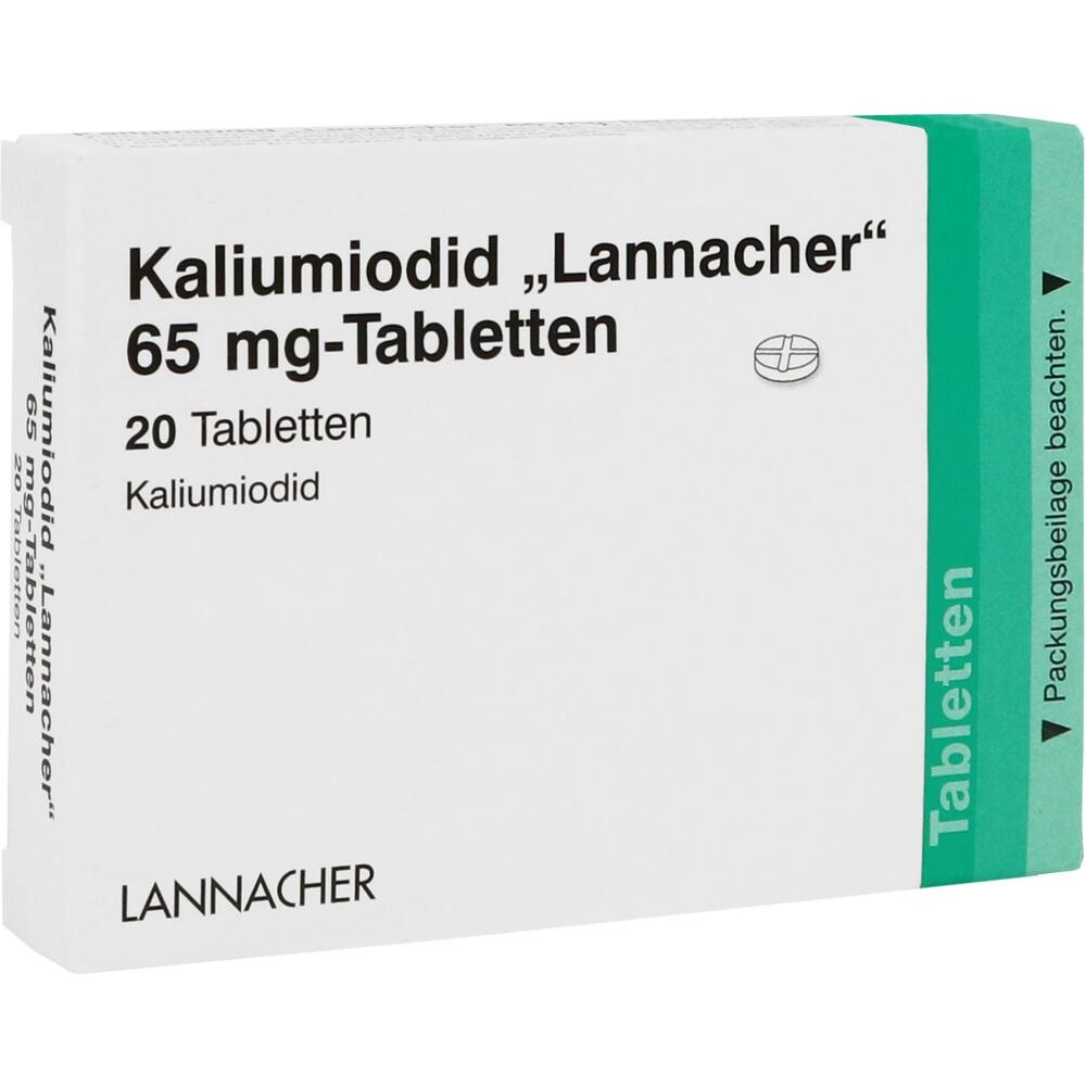 KALIUMIODID Lannacher 65 mg  20 St Tabletten