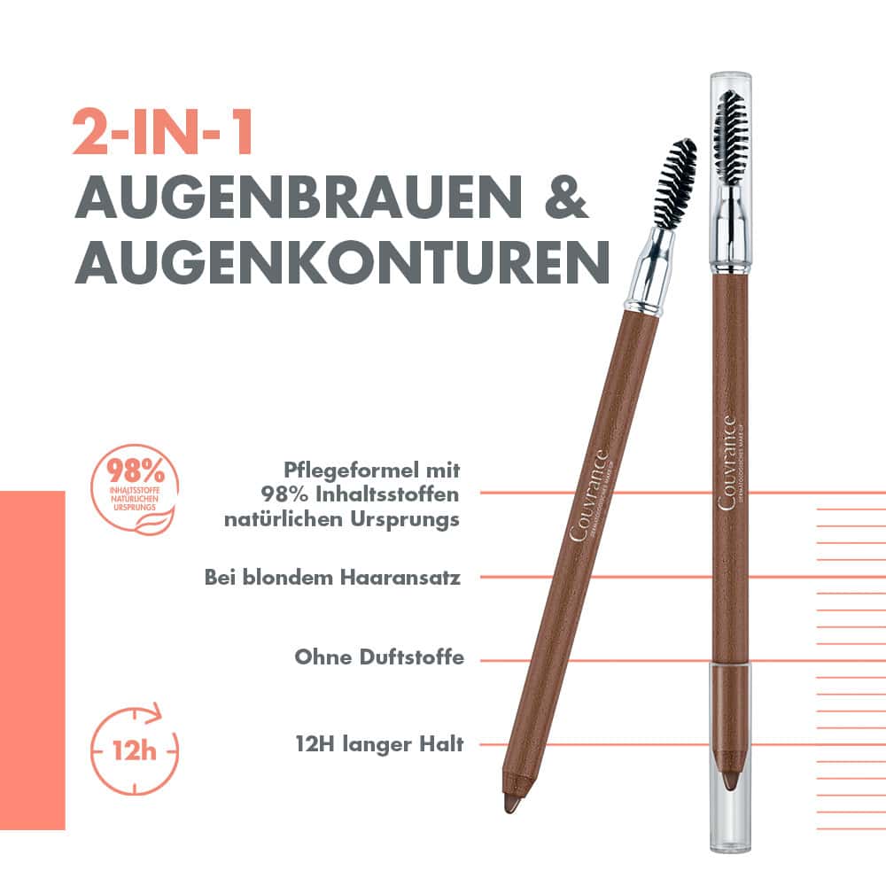 Avène Couvrance Augenbrauen Korrekturstift 01 hellbraun 1.19 g Stifte