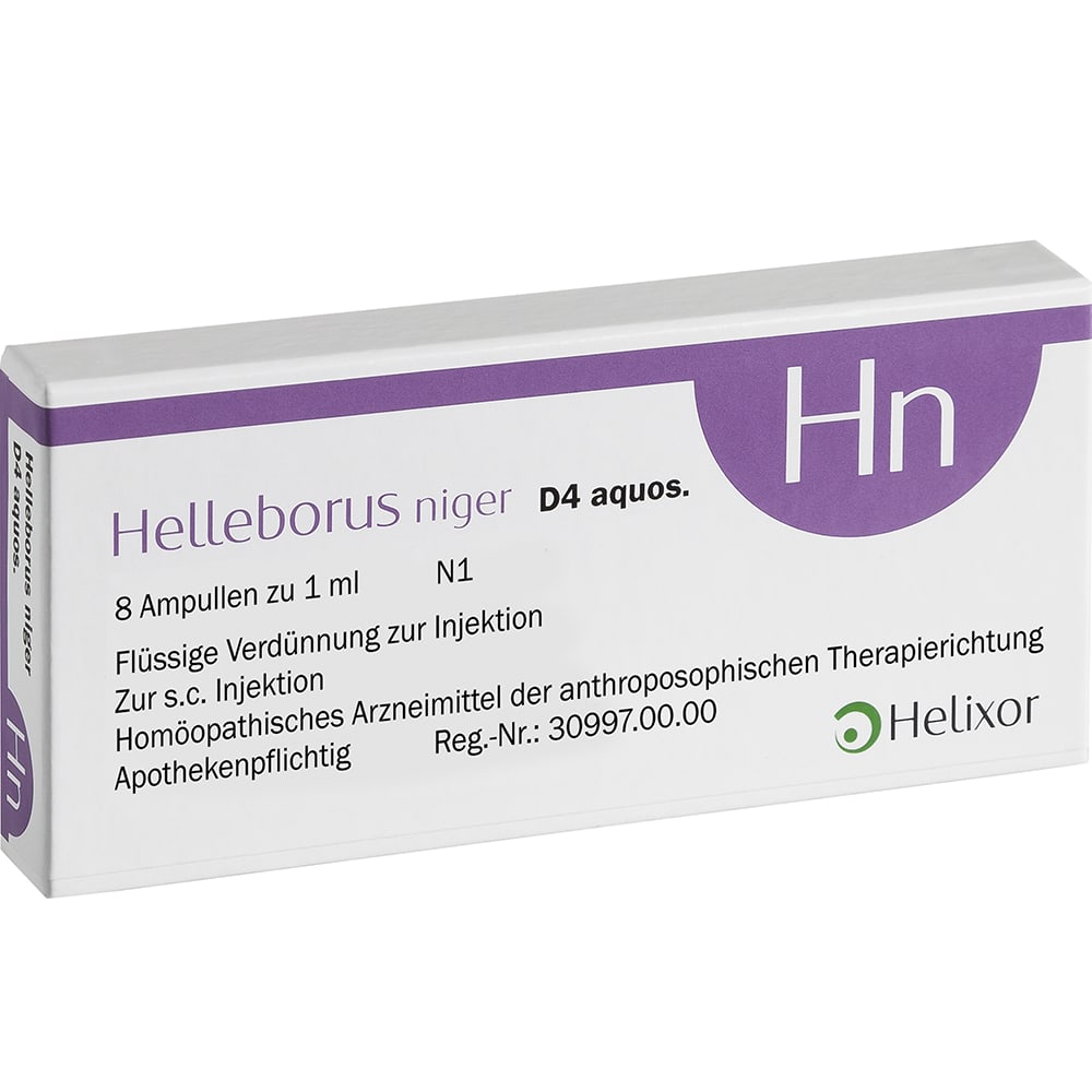 HELLEBORUS NIGER D 4 aquos.Ampullen 8 St Ampullen