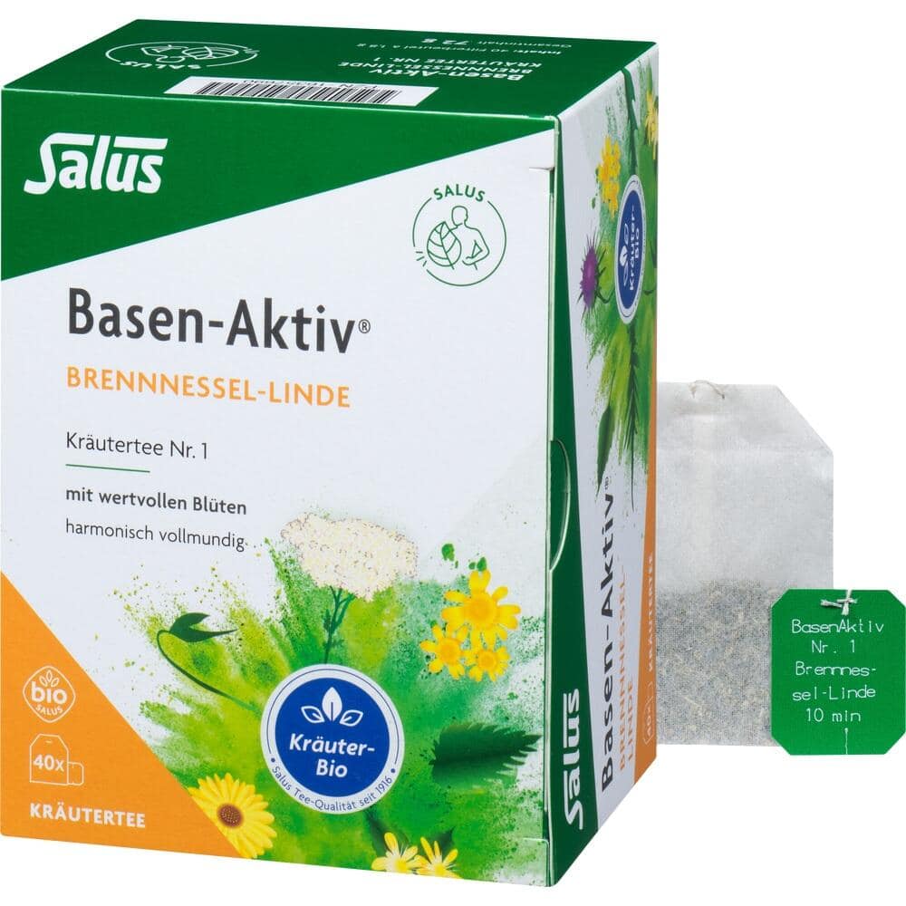Salus Basen-Aktiv Kräutertee Nr. 1 Brennessel Linde 40 St Filterbeutel