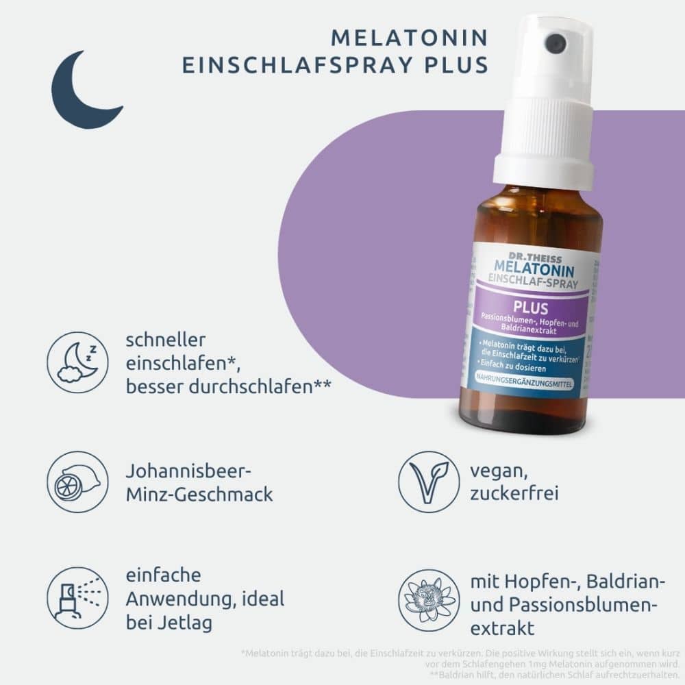 DR.THEISS MELATONIN EINSCHLAF-SPRAY PLUS 20 ml Spray