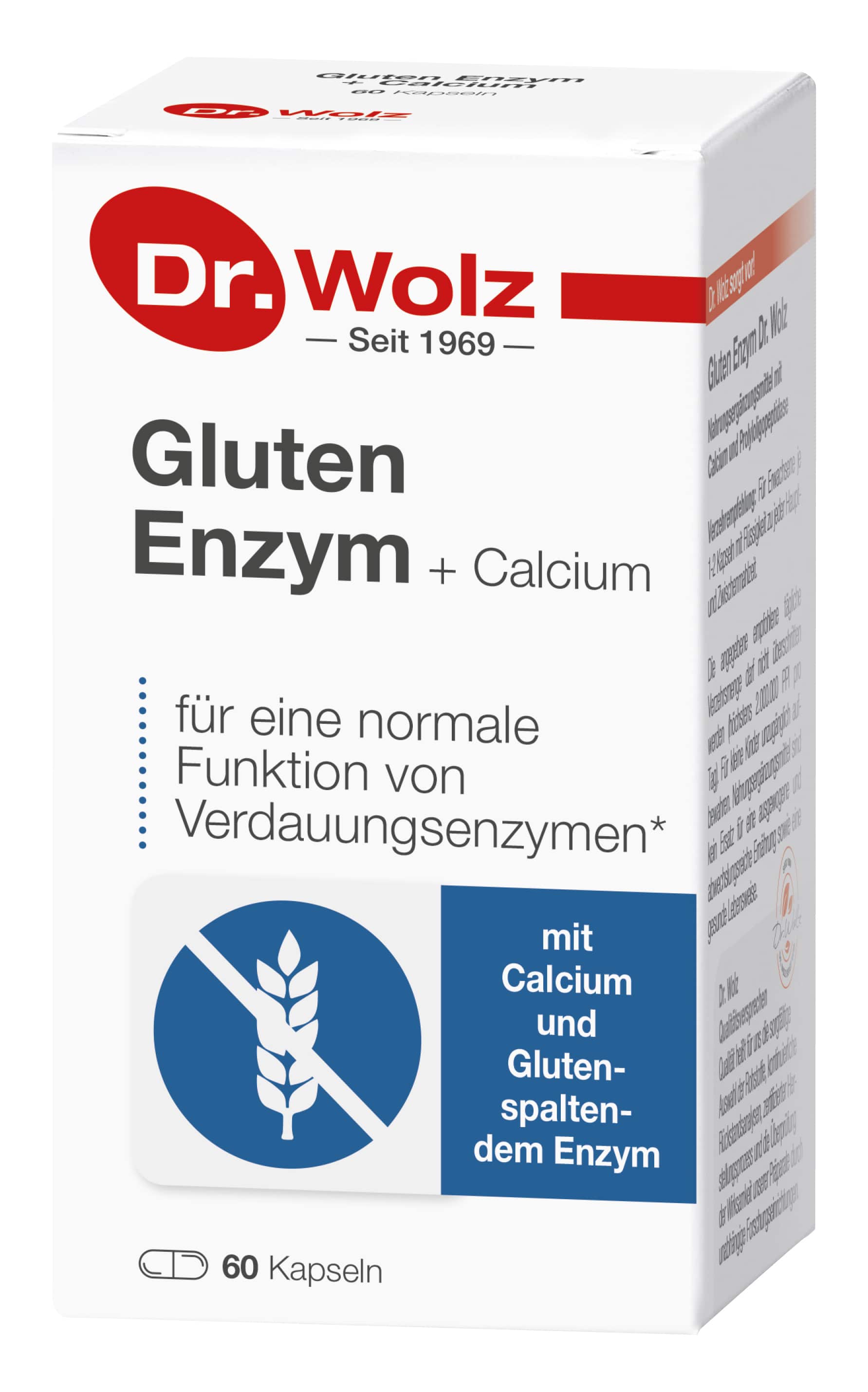 Dr. Wolz Gluten Enzym  60 St Kapseln