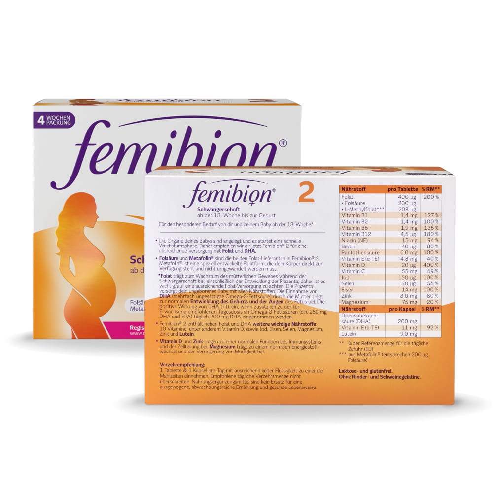 fembion 2 Schwangerschaft Kombipackung  2X28 St Kombipackung