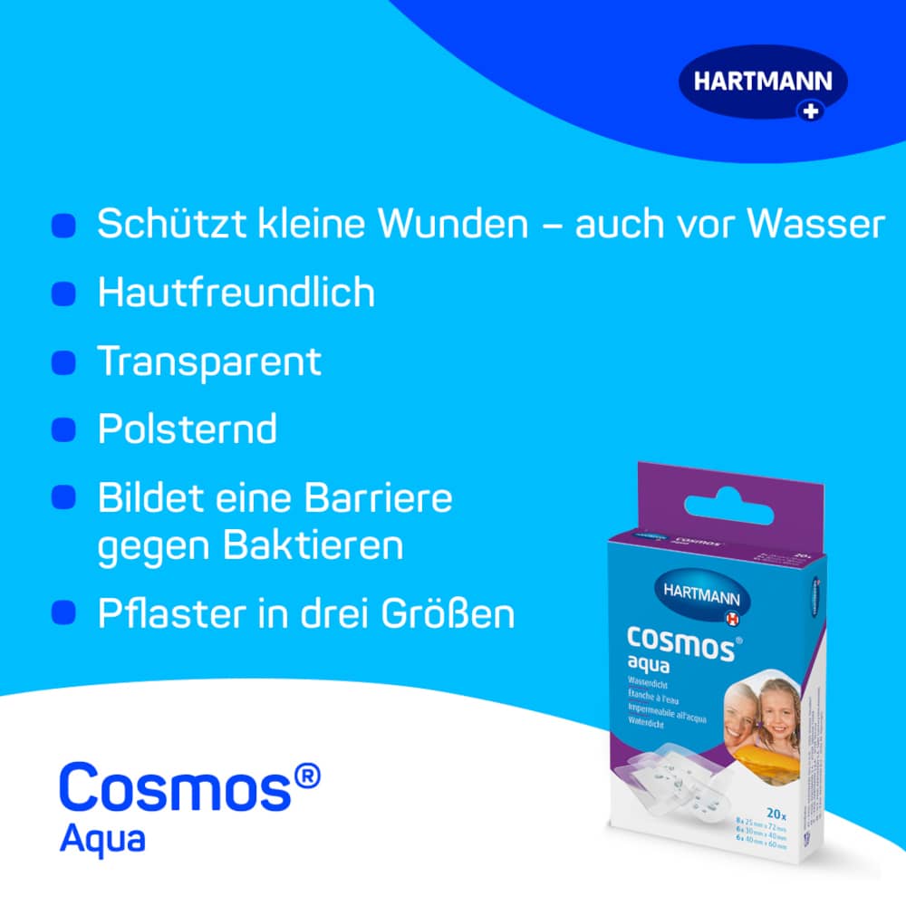 HARTMANN cosmos aqua Pflaster 20 St Pflaster