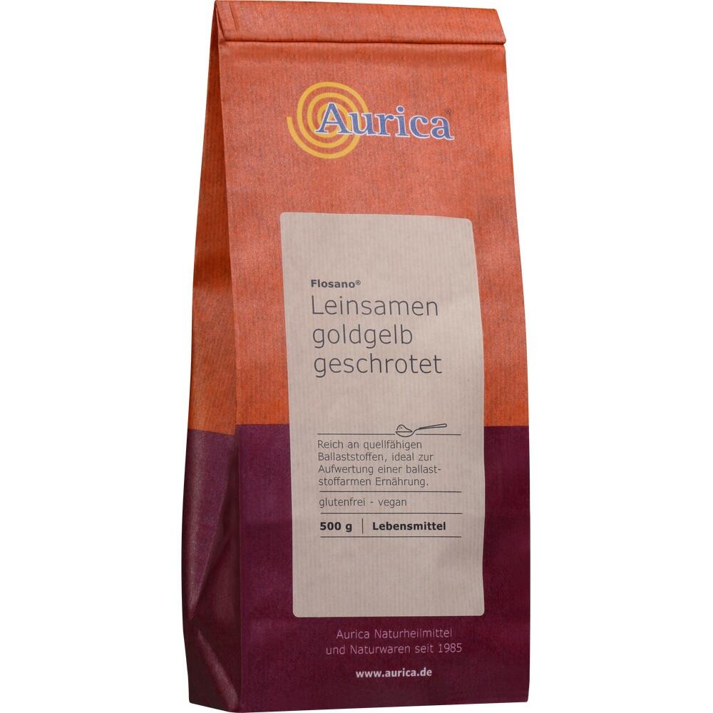 LEINSAMEN goldgelb geschrotet 500 g