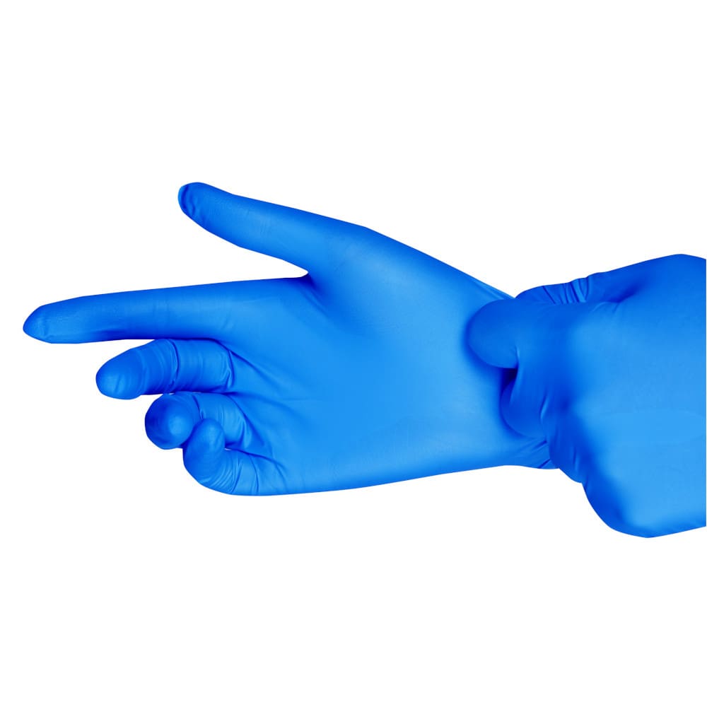 Domotherm Untersuchungshandschuhe Nitril unsteril blau XL 100 St Handschuhe