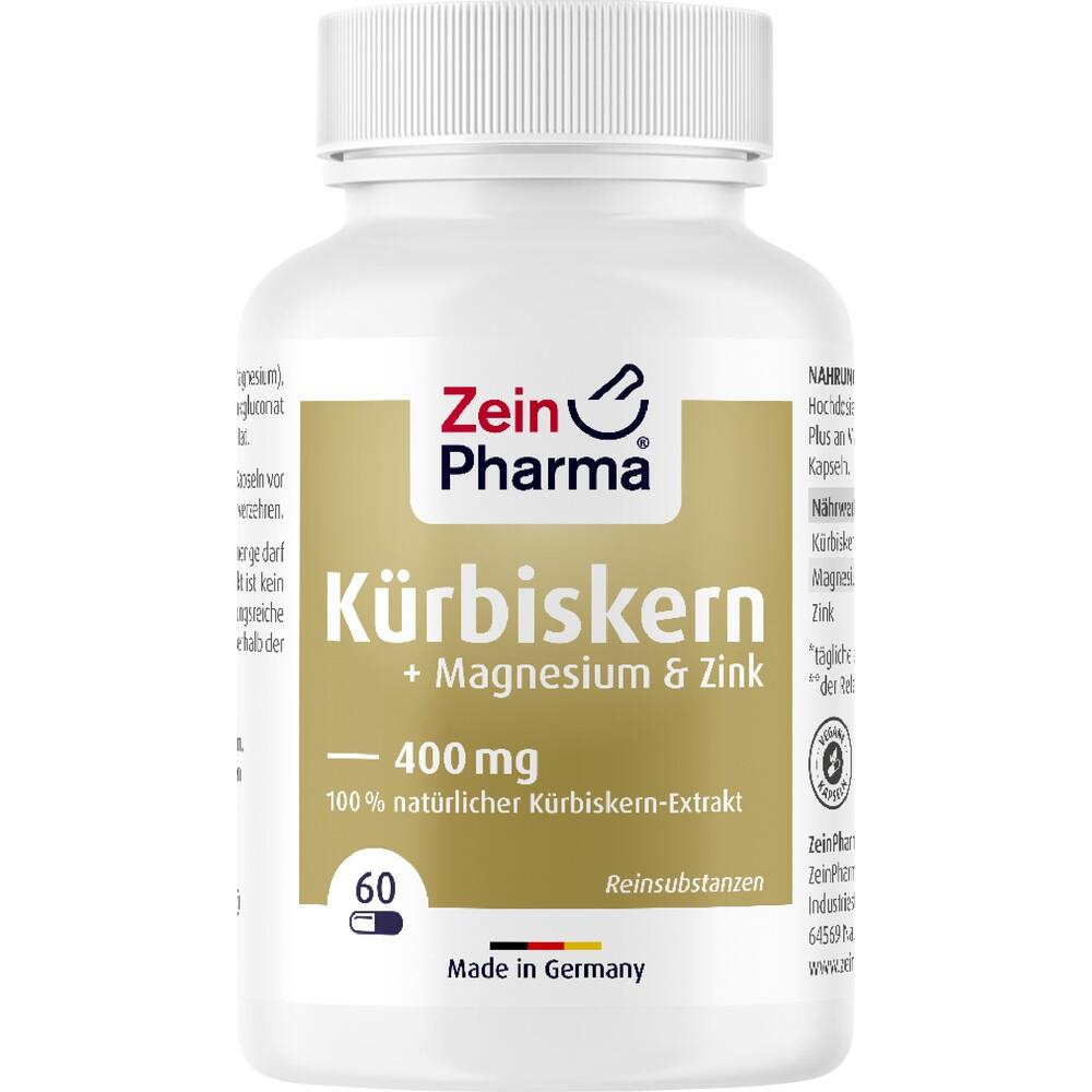 Zein Pharma Kürbiskern + Magnesium 60 St Kapseln