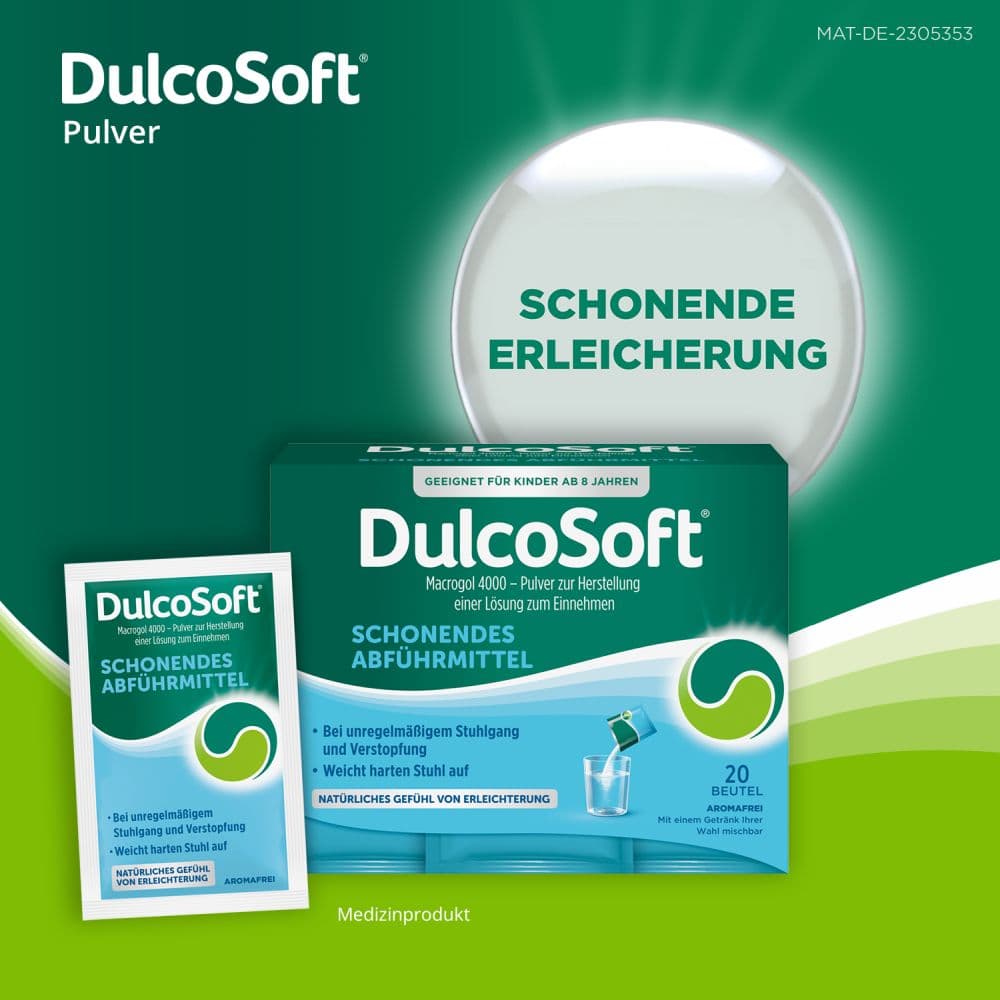 DulcoSoft Pulver - Abführmittel bei Verstopfung  20X10 g Pulver