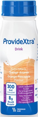 PROVIDE Xtra Drink Orange Ananas Trinkflasche 4X200 ml Lösung