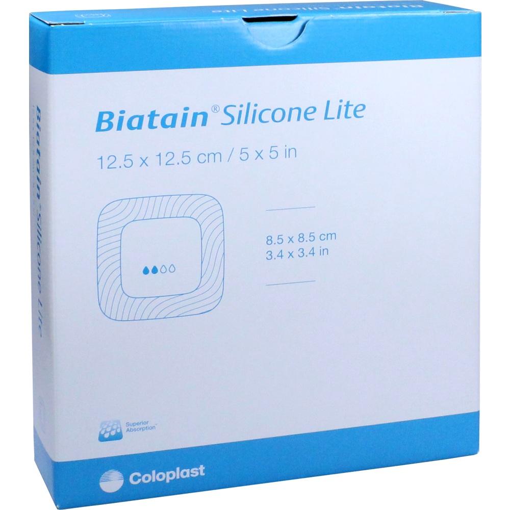 BIATAIN Silicone Lite Schaumverband 12,5x12,5 cm 10 St Kompressen