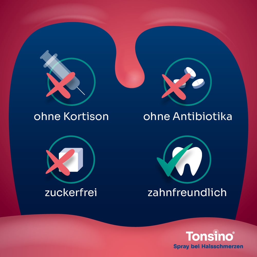 Tonsino Spray bei Halsschmerzen 30 ml Spray