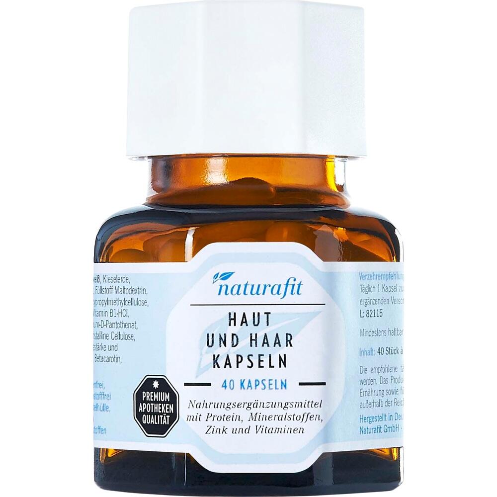 naturafit Haut- und Haarkapseln 40 St Kapseln