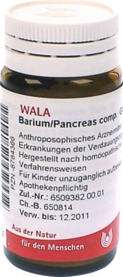 WALA Barium/Pancreas comp. 20 g Globuli