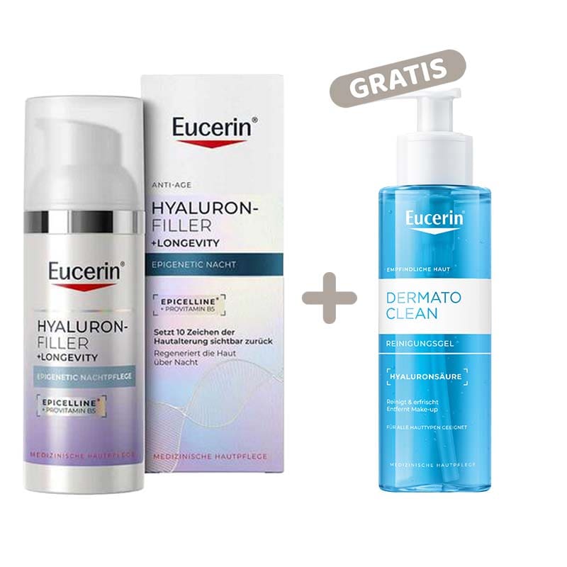 Eucerin HYALURON-FILLER + LONGEVITY EPIGENETIC NACHT +20% sparen* 50 ml Nachtcreme