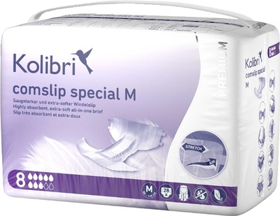 KOLIBRI comslip premium special Gr.M 80-145 cm 28 St Beutel