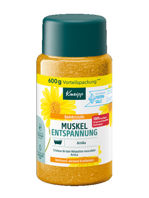 Kneipp Badekristalle MUSKEL ENTSPANNUNG Arnika 600 g Salz