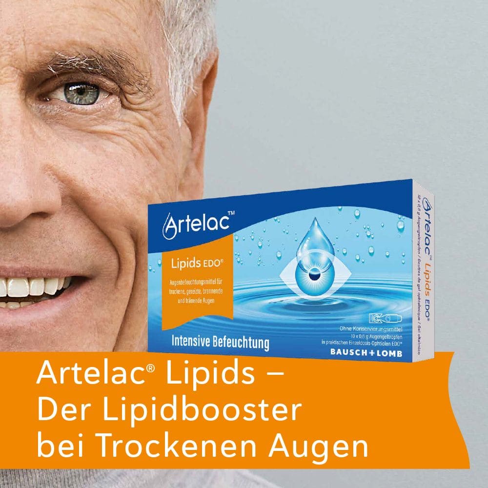 Artelac Lipids EDO Augengeltropfen für stark tränende Augen 120X0.6 g Augengel