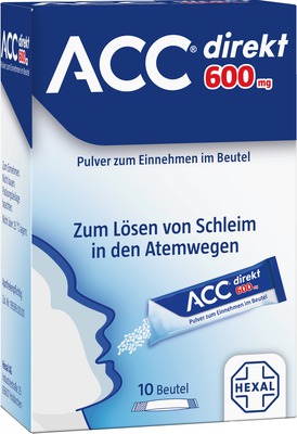 ACC direkt 600 mg  10 St Pulver zum Einnehmen