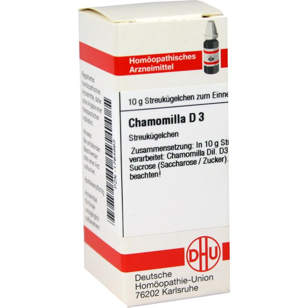 CHAMOMILLA D 3 Globuli 10 g Globuli