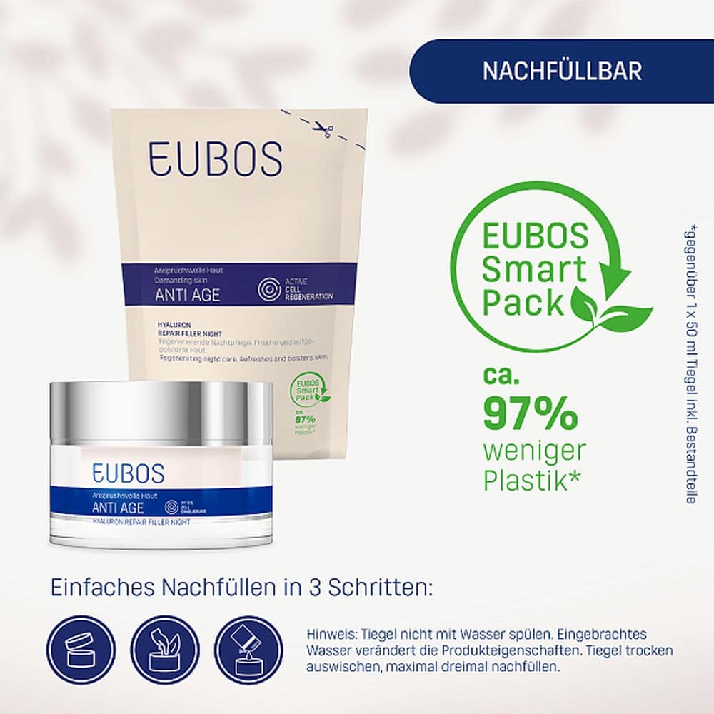 EUBOS ANTI AGE HYALURON REPAIR FILLER NIGHT 50 ml Creme