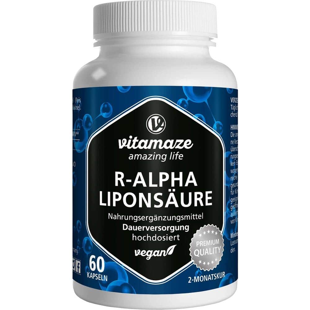 vitamaze R-ALPHA-LIPONSÄURE 200 mg hochdosiert 60 St Kapseln