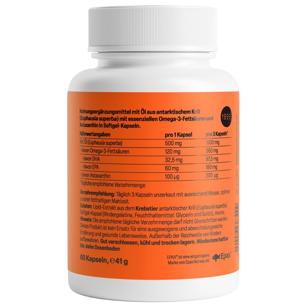 Zein Pharma SUPERBA Krill Öl Kapseln 60 St Kapseln