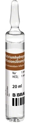 NATRIUMHYDROGENCARBONAT B.Braun 8,4% Glas 5X20 ml Infusionslösungskonzentrat 5X20 ml