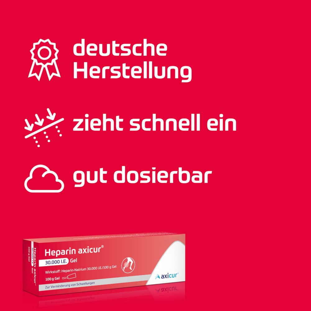 Heparin axicur 30.000 I.E. Gel 100 g Gel