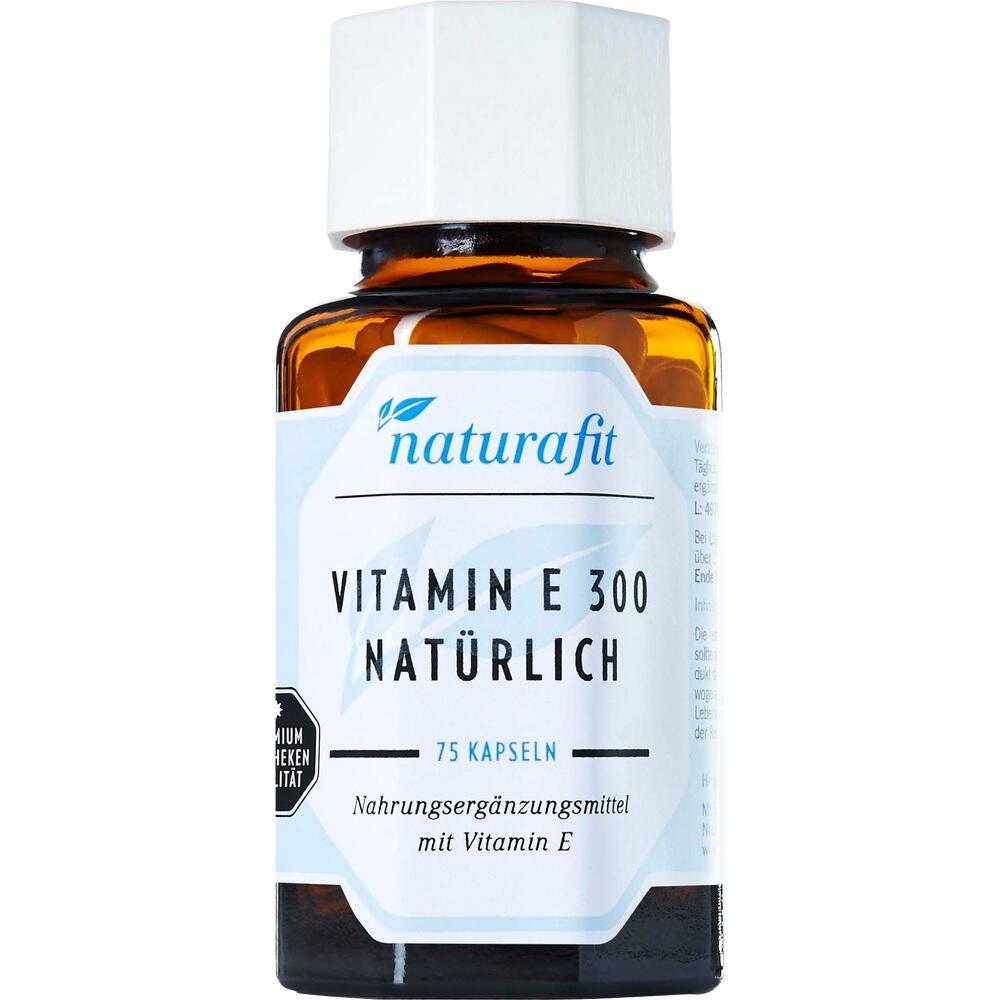 naturafit Vitamin E 300 natürlich 75 St Kapseln