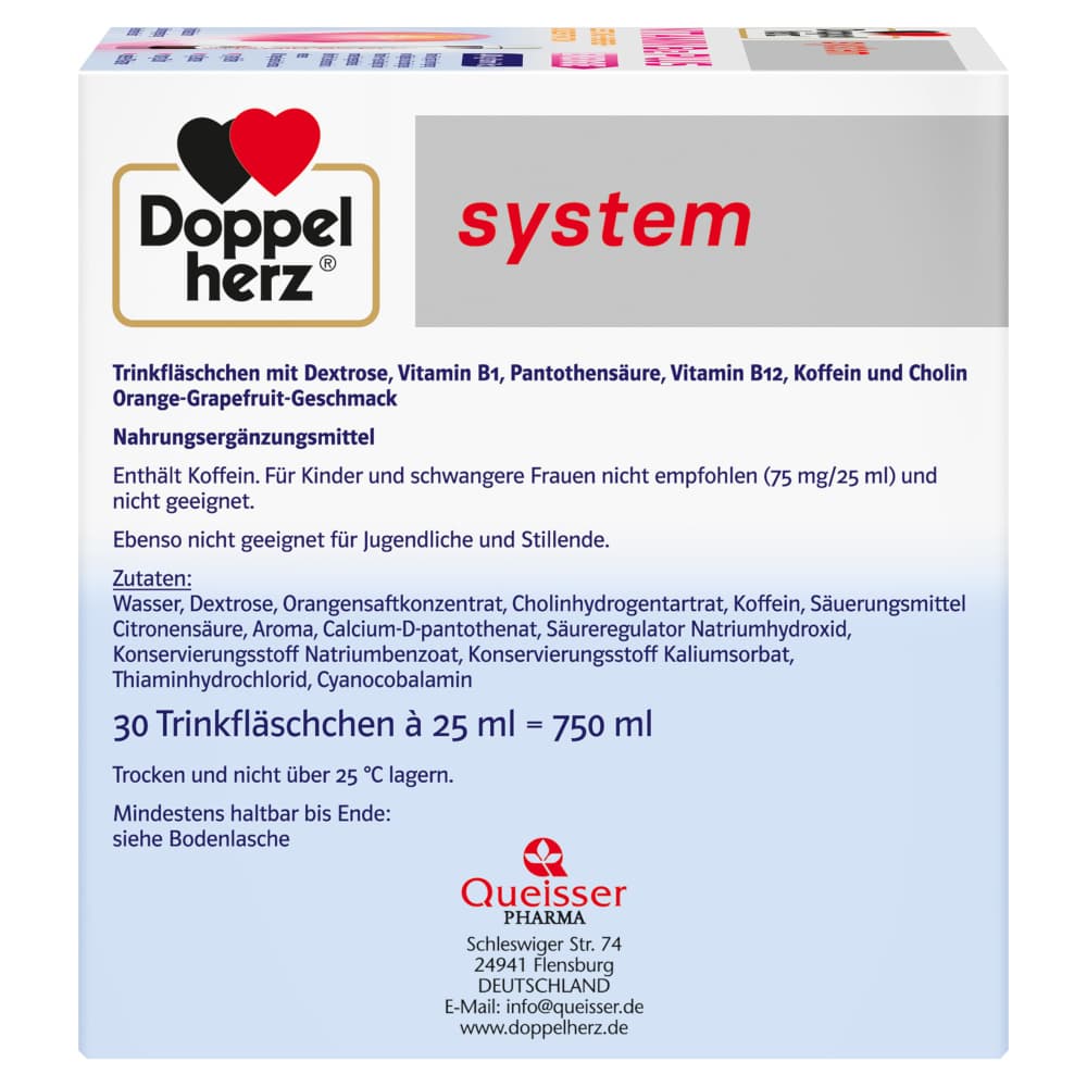 Doppelherz system VITAMIN B12 PLUS ENERGIE 30X25 ml Trinkampullen