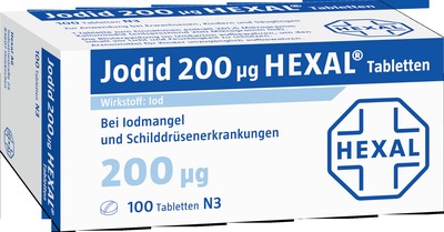 Jodid 200μg HEXAL 100 St Tabletten