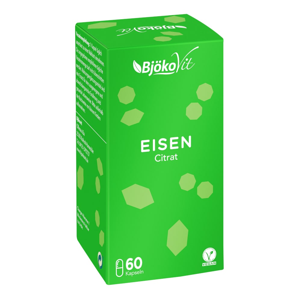EISEN CITRAT Vegi-Kapseln 60 St Kapseln