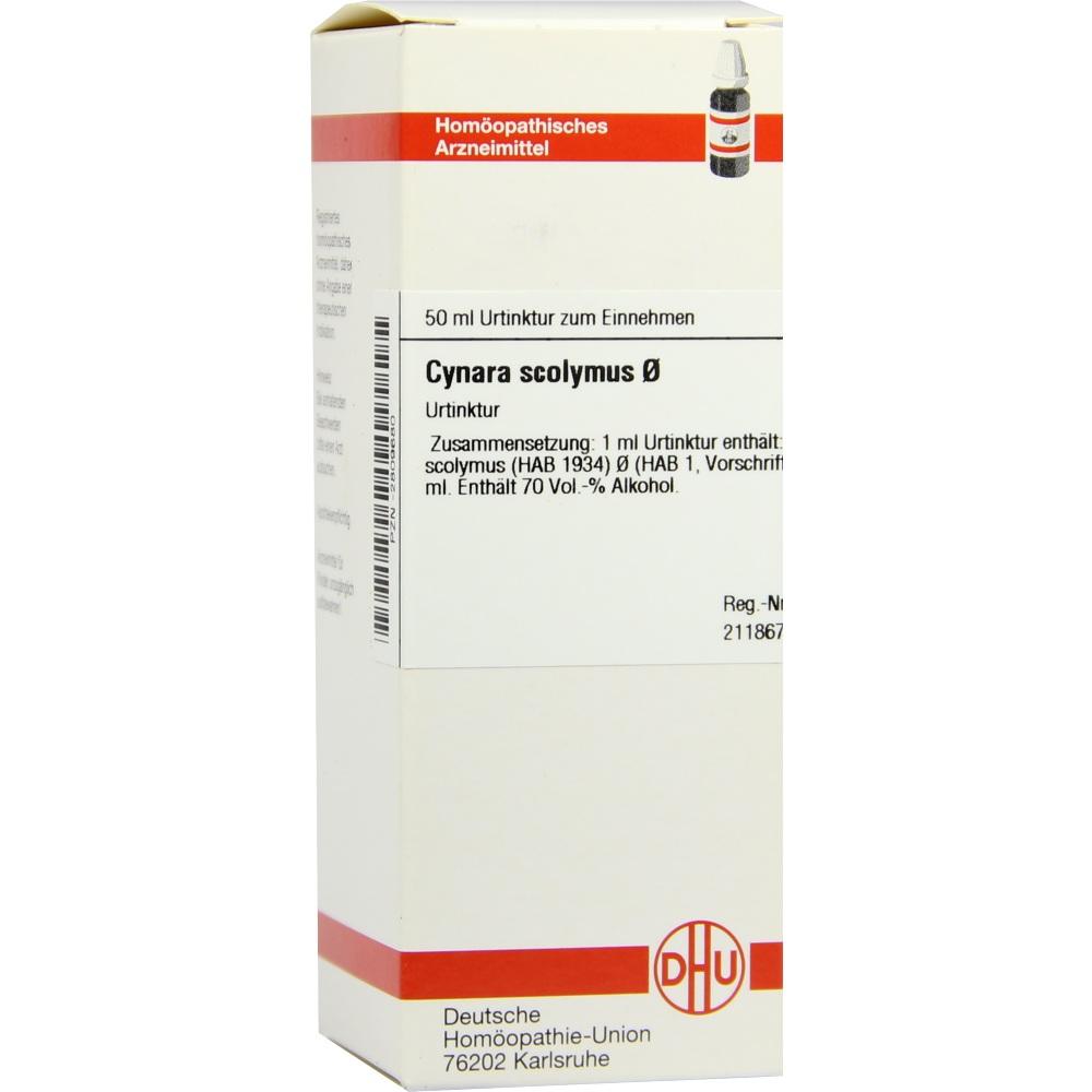 CYNARA SCOLYMUS Urtinktur 50 ml Dilution