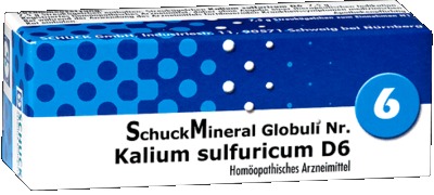 SCHUCKMINERAL Globuli 6 Kalium sulfuricum D6 7.5 g Globuli
