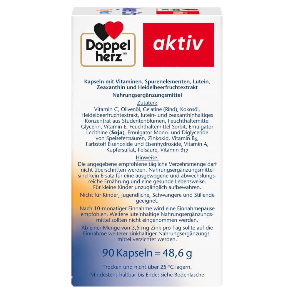 Doppelherz aktiv Augen Extra Tag + Nacht  90 St Kapseln