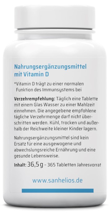 sanhelios Vitamin D3 1.000I.E. 365 St Tabletten