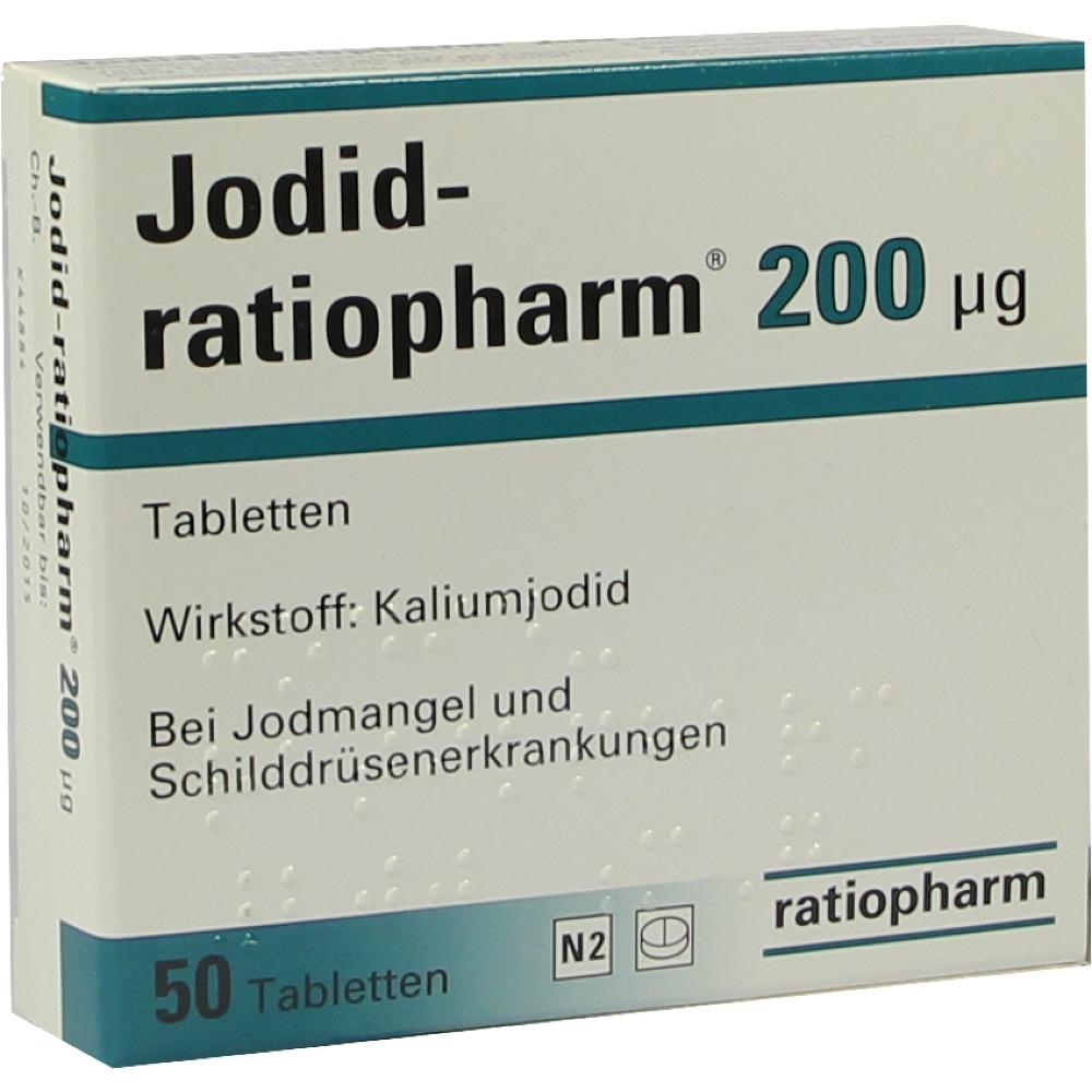 Jodid-ratiopharm 200μg 50 St Tabletten