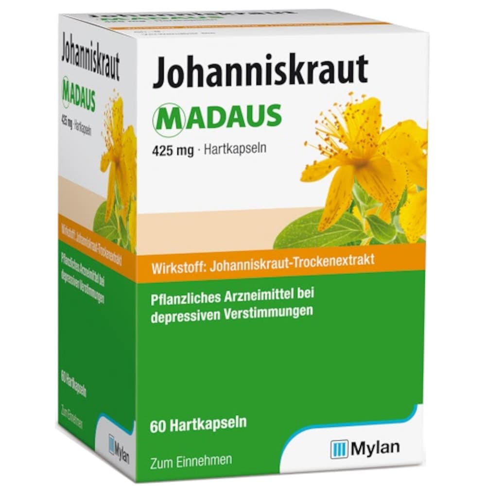 Johanniskraut Madaus 425mg 60 St Hartkapseln